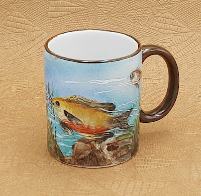 Caneca pinta a mão