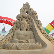 Sand Creativity Ganesh World Peace pictures