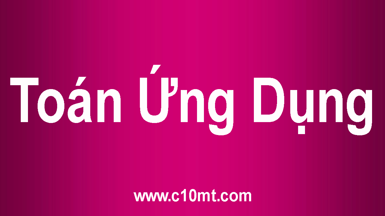 Toán Ứng Dụng