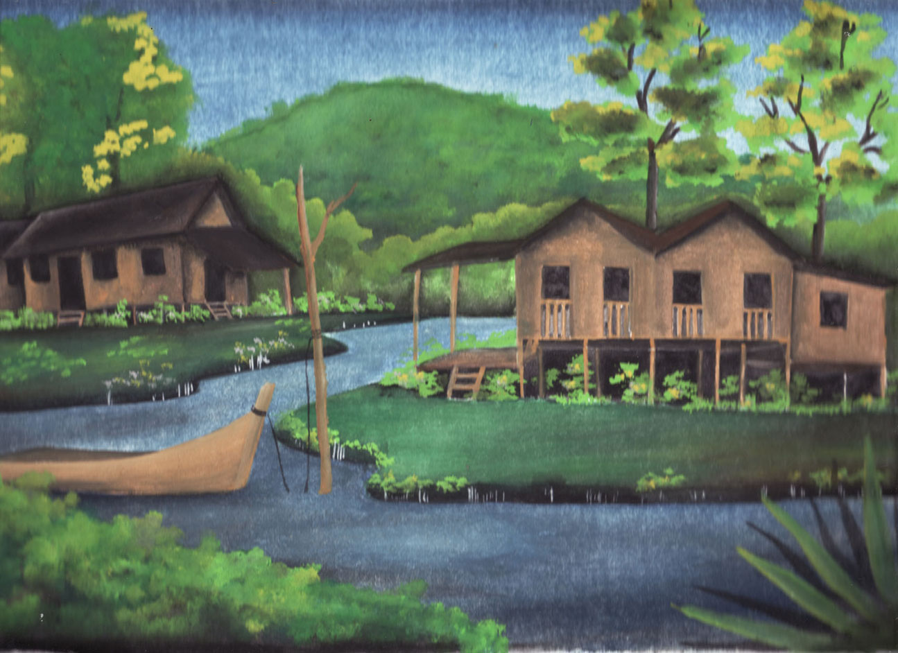 Pin Lukisan Pemandangan Di Desa I2 Pelautscom on Pinterest