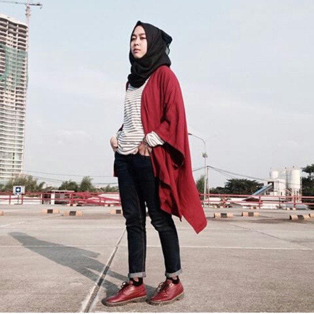 Contoh Cardigan Panjang Untuk Wanita Modern