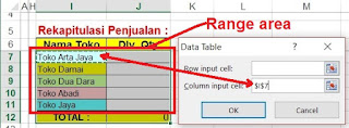 column input cells