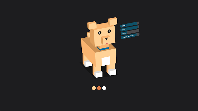 Animated Dog Using HTML CSS JAVASCRIPT  | Code With Ninju