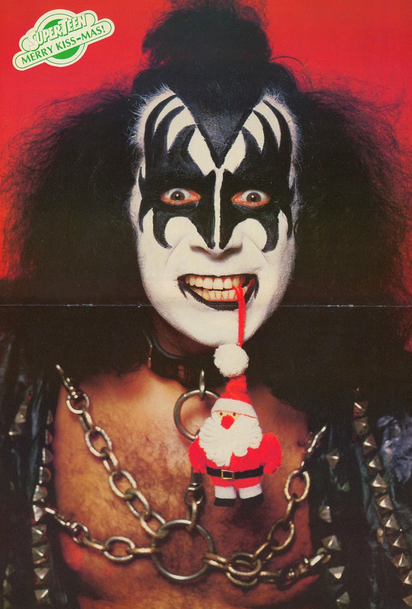 Neato Coolville MERRY KISSMAS FROM GENE SIMMONS AND SUPER TEEN