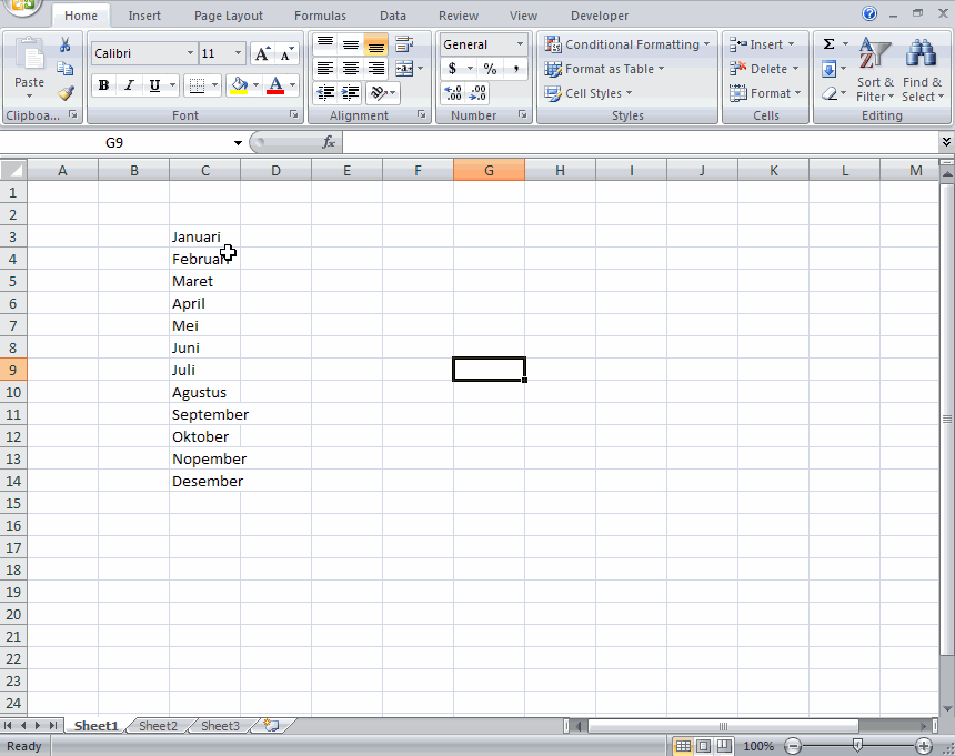 Cara Membuat Menu Drop-down Dengan Sumber Data Dari Custom 