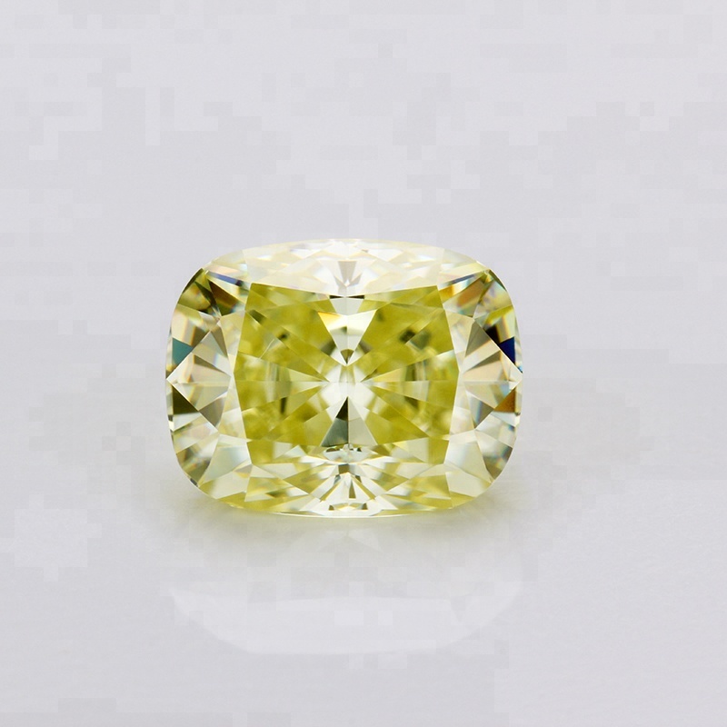 Viên đá Moissanite màu vàng