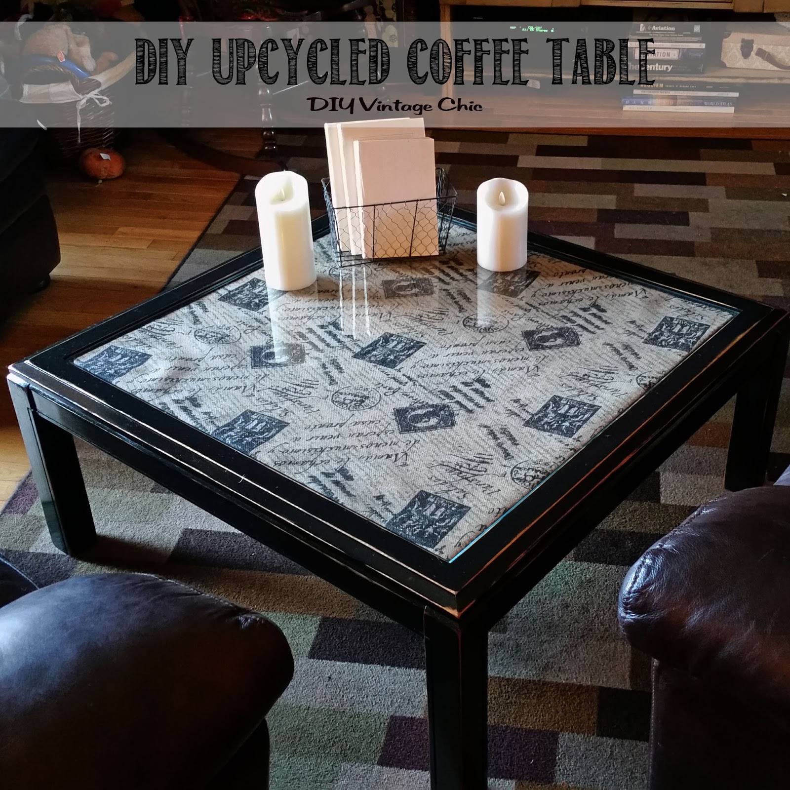DIY Vintage Chic: DIY Upcycled Coffee Table