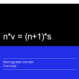 Retrograde Vernier Formula