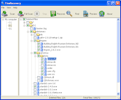 FineRecovery 3.4 Data Recovery Software