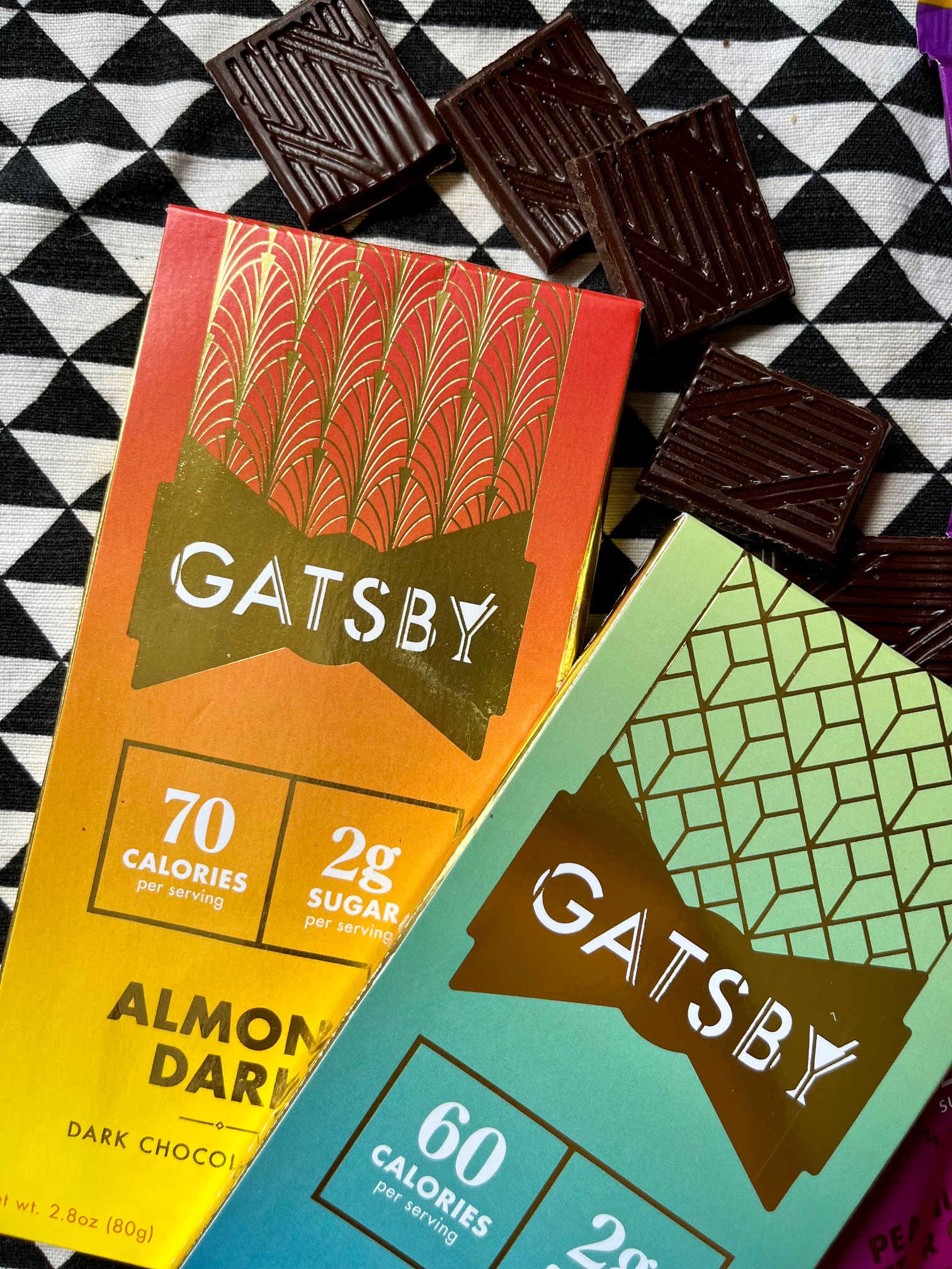 Gatsby Bar, Almond Dark, Dark Chocolate Style - 2.8 oz