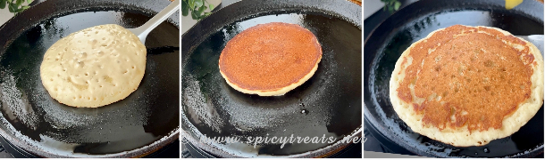 Eggless Banana Pancake