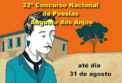 Incrições abertas para o 32º Concurso Nacional de Poesias Augusto dos Anjos