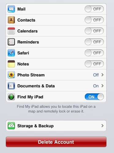 Icloud ปัจจุบัน