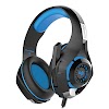 best Headphones with Mic and for PS4, Xbox One, Laptop, PC, iPhone and Android Phones (Black/Blue)