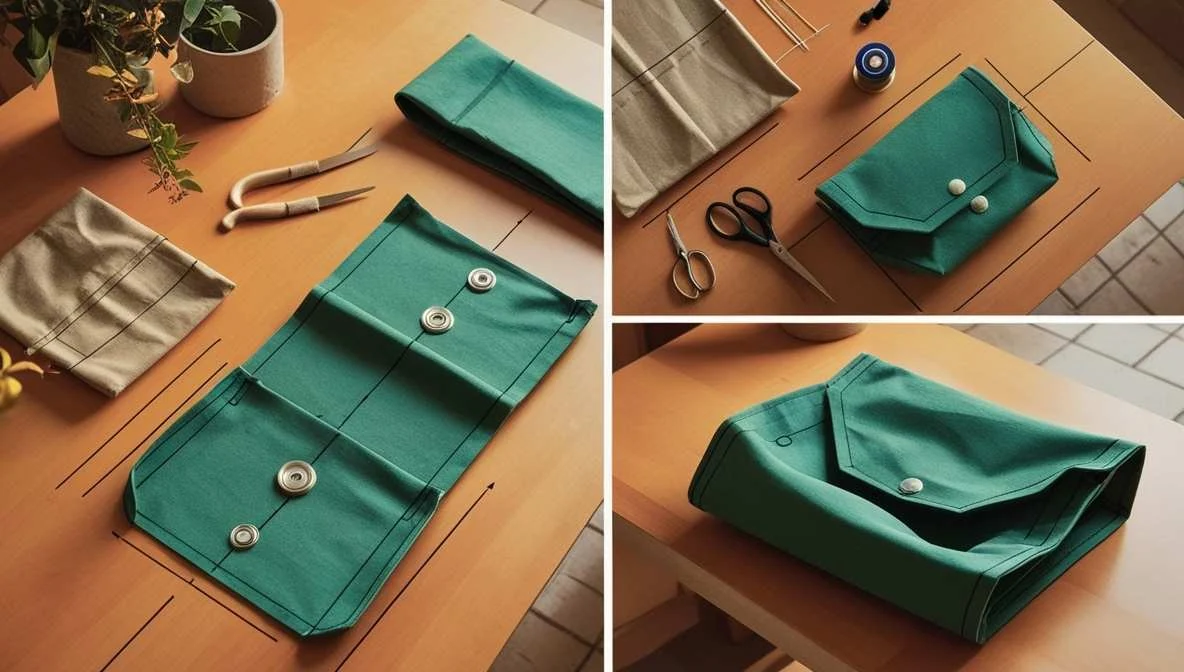 Making foldable grocery bags