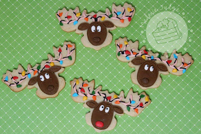 reindeer christmas sugar cookies