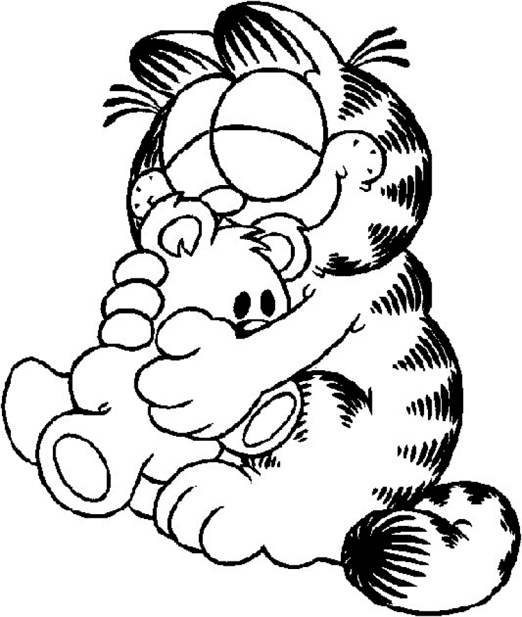 Garfield – Desenhos para Colorir e Imprimir