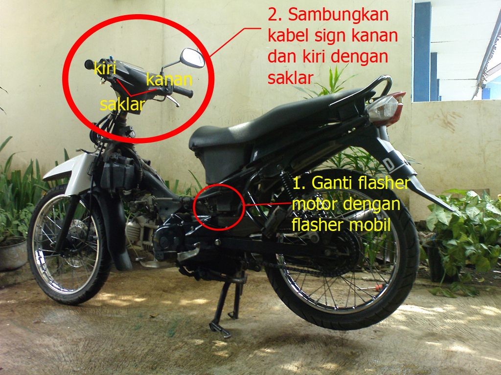 Tutorial Cara Memasang Lampu Hazard Di Sepeda Motor Rasendriya