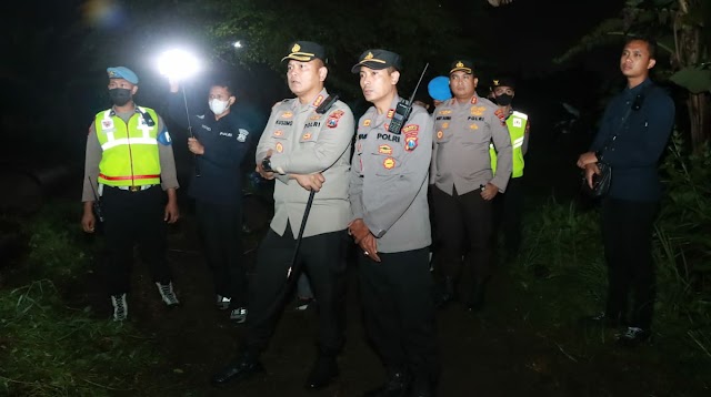 Polresta Sidoarjo Patroli Harkamtibmas Secara Humanis di Kecamatan Tarik