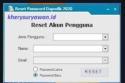 14 Tips Cara Reset Password Salah Dapodik Versi 2020