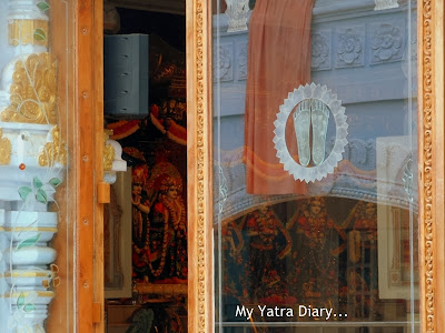 Peeping from a window - ISKCON Tirupati Temple, Andhra Pradesh