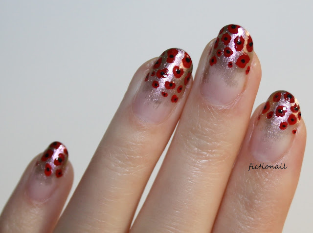 Poppy Nail Art Remembrance Day