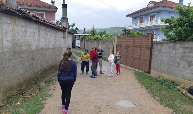 The stream comes out in Porodina village, houses  flooded and cattle killed