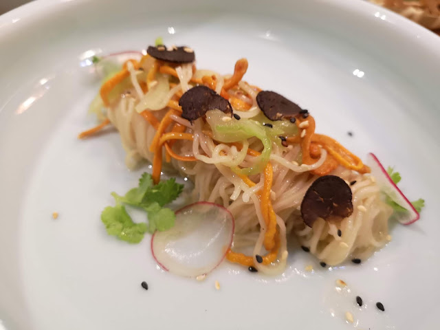 Noodles with Chinese Truffle and Cordyceps Sauce