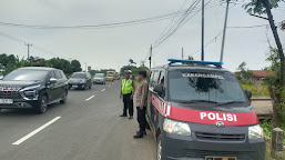 Komitmen Polsek Karangampel, Patroli Strong Point sebagai Langkah Jaga Keamanan