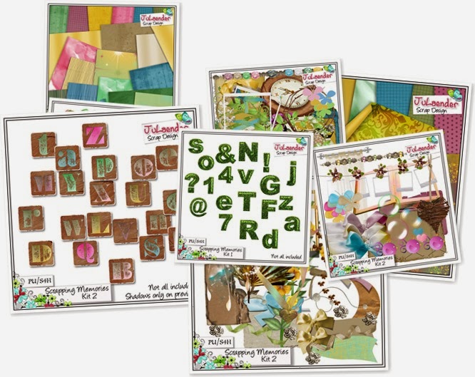 Exibir Scrapping Memories Kit