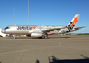 The aircraft features the new 2.4 meter sharklets on the wing tips and 100th . (vhvfn )