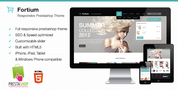 Fortium - Responsive Prestashop Theme - PrestaShop eCommerce