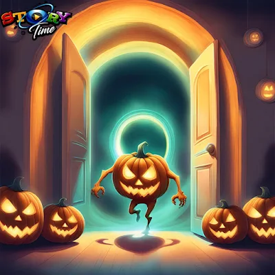 Pumpkinhead exiting the dream portal"