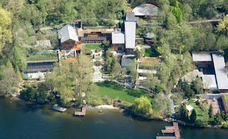 beautiful view of bill gates house / home