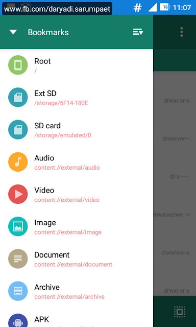 mixplorer file manager android application storages path option