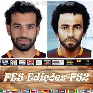  Mohamed Salah (Roma) e Egito PES PS2