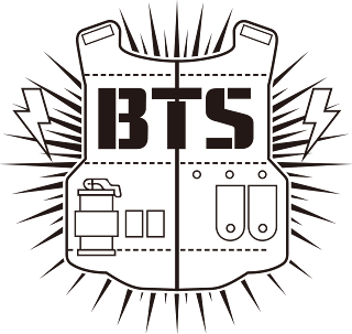 BTS（防彈少年團）（防弾少年団）旧ロゴ