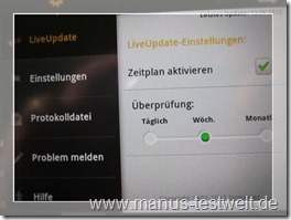 Einstellungen Norton