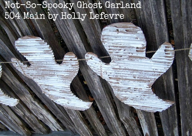 Easy Ghost Garland by 504 Main