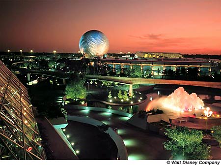 Disney World Epcot Ball. Is that a golf all?