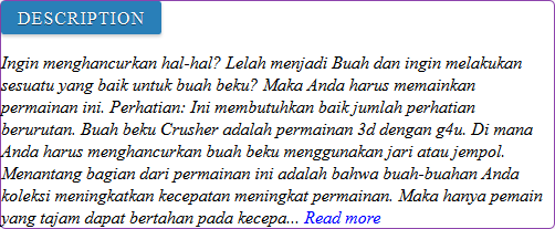   Beku Buah Crusher game review