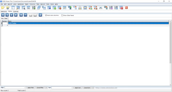 Microsoft Access Veritabanı Dosyalarını Görüntülemek ve Düzenlemek için MDB Viewer Plus İndir