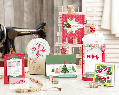 Stampin' Up! UK Independent  Demonstrator Susan Simpson, Craftyduckydoodah!, Quilted Christmas Suite, Supplies available 24/7 from my online store, 