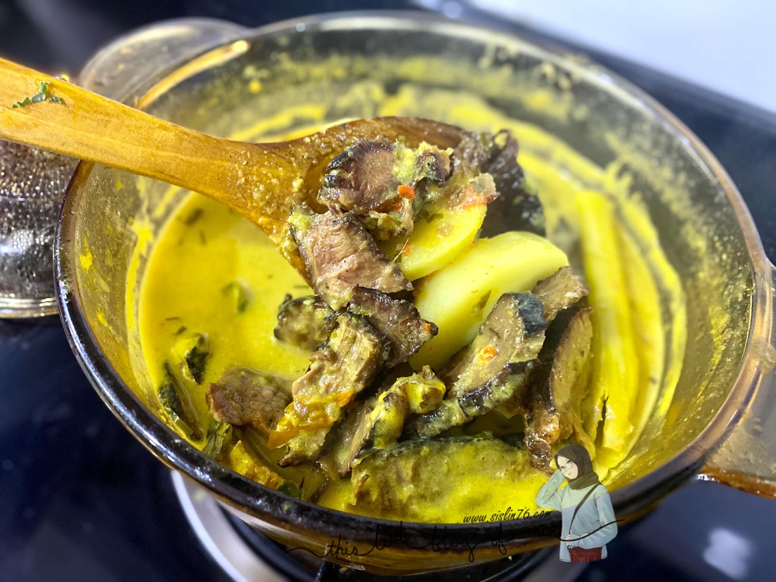 RESEPI DAGING SALAI MASAK LEMAK CILI API YANG PALING MUDAH 