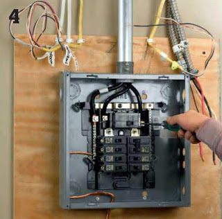 Instalaciones eléctricas residenciales - Desconectando los cables del circuito de alimentación