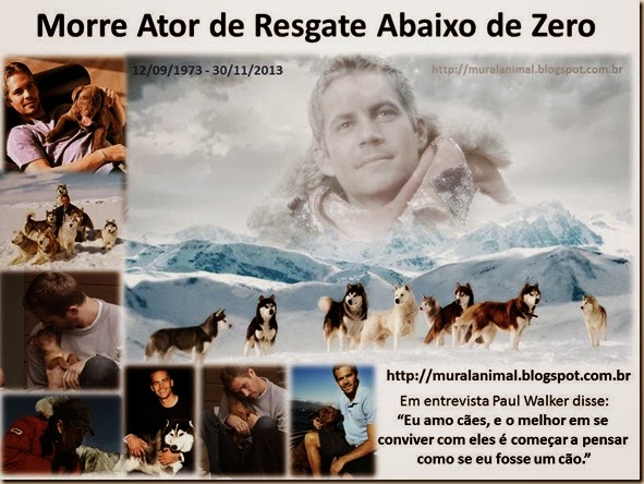 Morre Ator de Resgate Abaixo de Zero