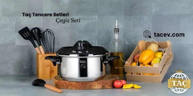 Taç Tencere Setleri Çeyiz Seti- Granit Tencere Seti