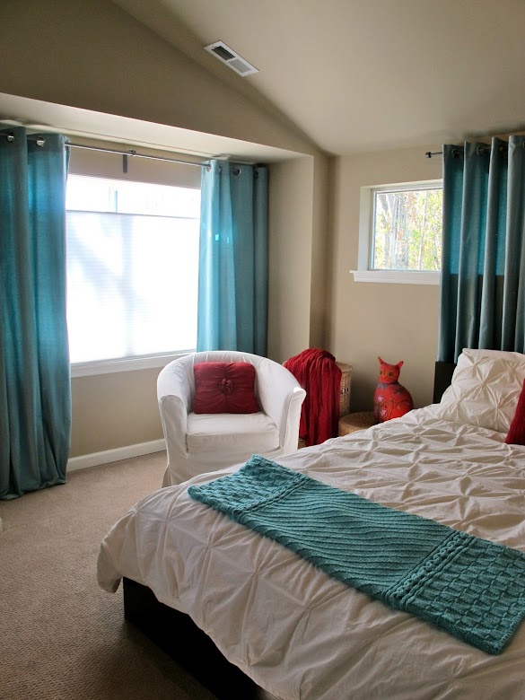 Simple Bedroom Makeovers : 10 Bedroom Makeovers-Transform a Boring Room Into A ... : After renovation, the master bedroom was clad in pine planks and coated with a primer that lets the grain show through.