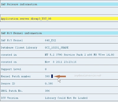 SAP Kernel updated