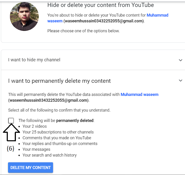 Delete YouTube Channel Permanently